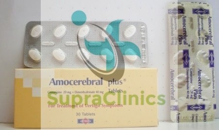 دواء اموسريبرال amocerebral plus أقراص لعلاج حالات الدوار